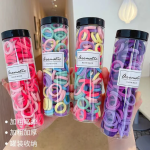 100 Pcs/set Baby Girl Rubber Bands Kids Elastic Hair Bands for Children Mixed Colors Mini Ponytail Holder Baby Hair Accessories